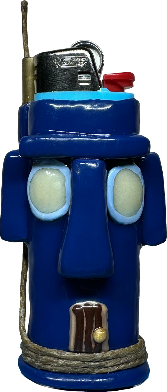 Squidward's House Hemp Wick Lighter Case | Glow In The Dark | Fits Standard Bic | Made To Order
